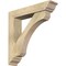 Ekena Millwork Legacy Traditional Rough Sawn Bracket w/ Offset Brace, Douglas Fir, 6"W x 28"D x 28"H BKT0604X28X28LEC01RDF - alternate 1